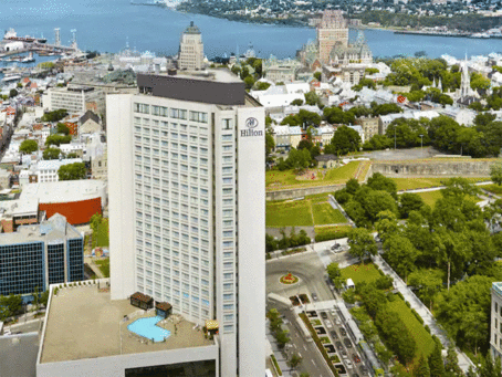 Hilton Québec - Vue aérienne