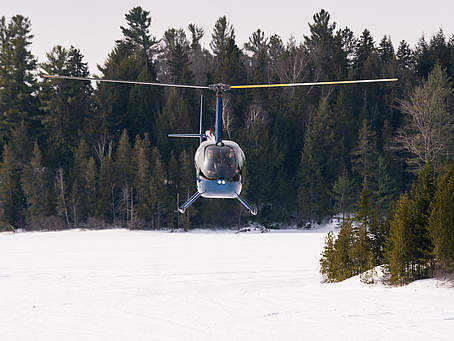 Pourvoire du Lac Blanc - Hélicoptère
